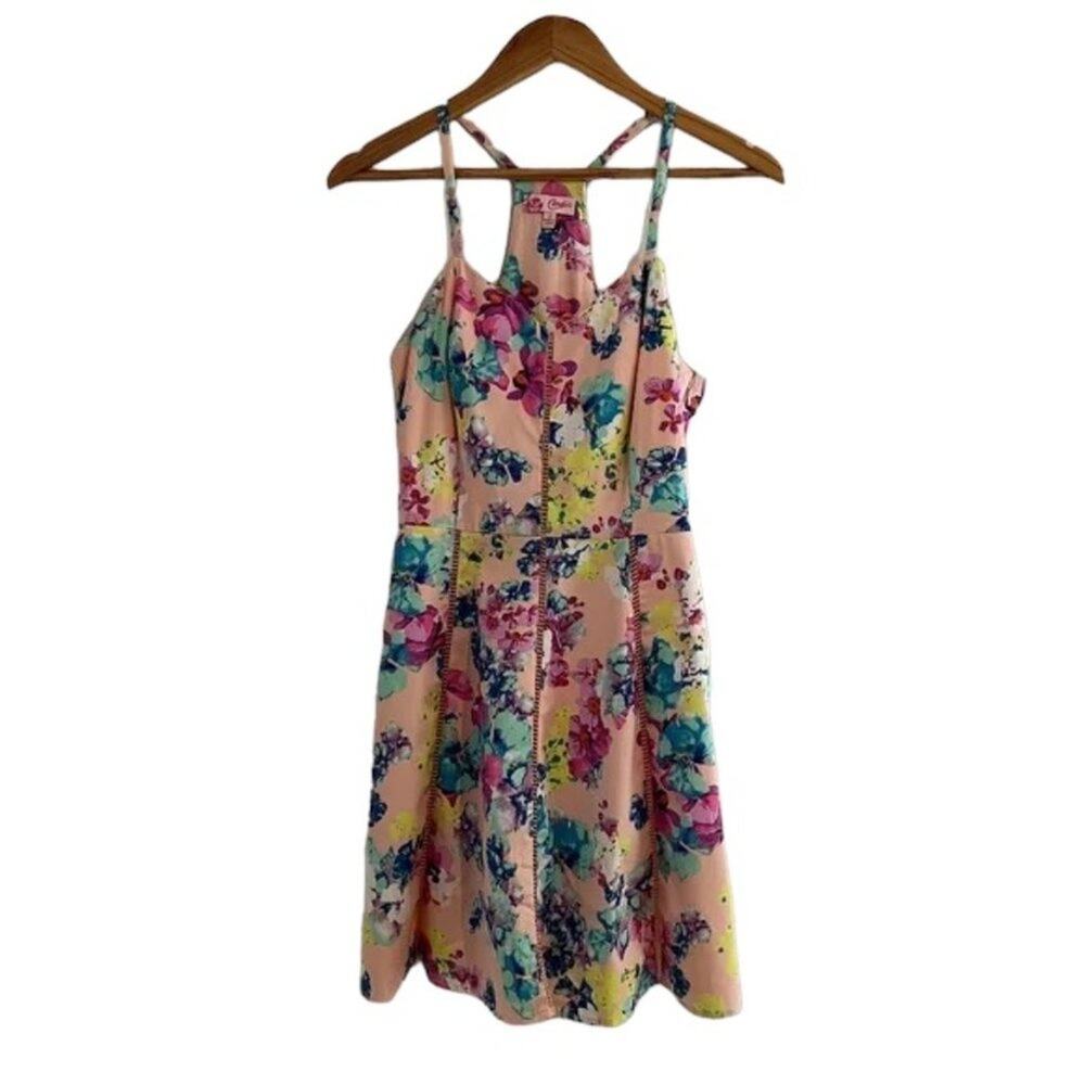 CANDIE'S FLORAL MINI DRESS SZ 5